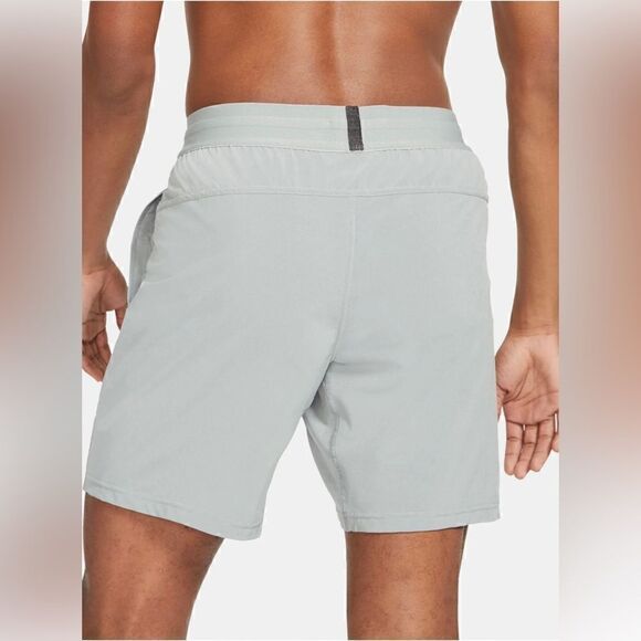Nike Yoga Training Dri-Fit Lightweight Shorts Gray - Picture 2 of 9